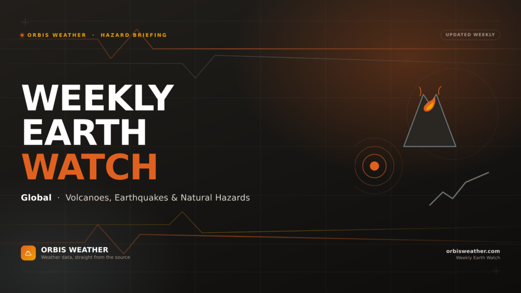 weekly earth watch template