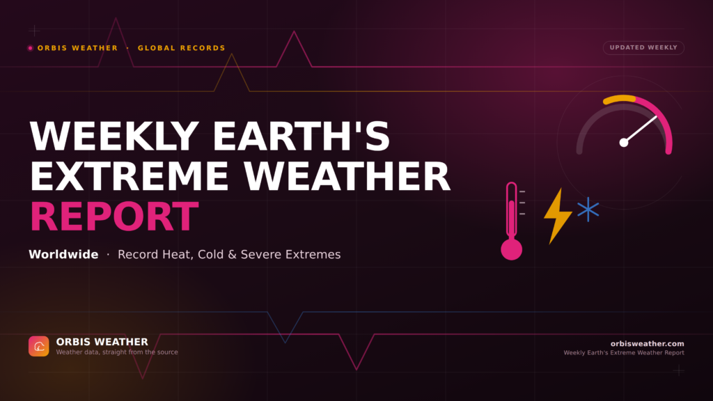 weekly earths extreme weather report template